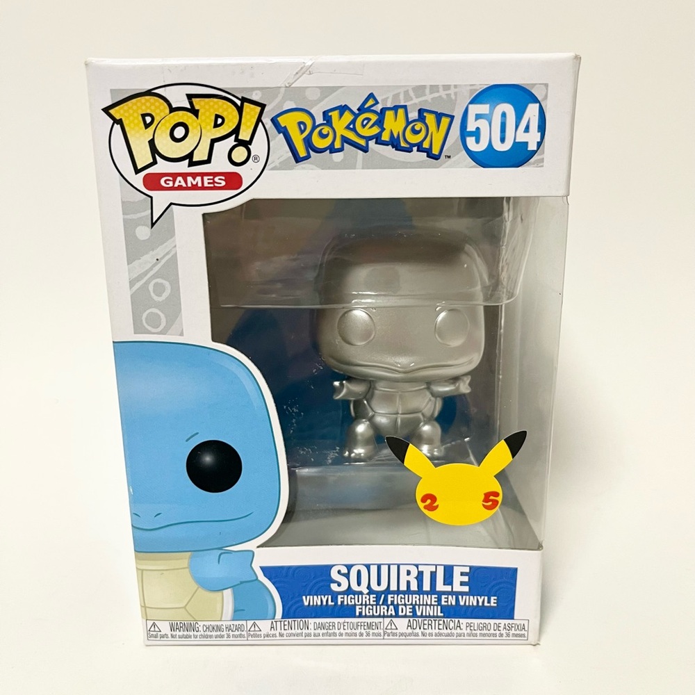 Funko POP! Pokemon Silver Squirtle Collectible Figure
